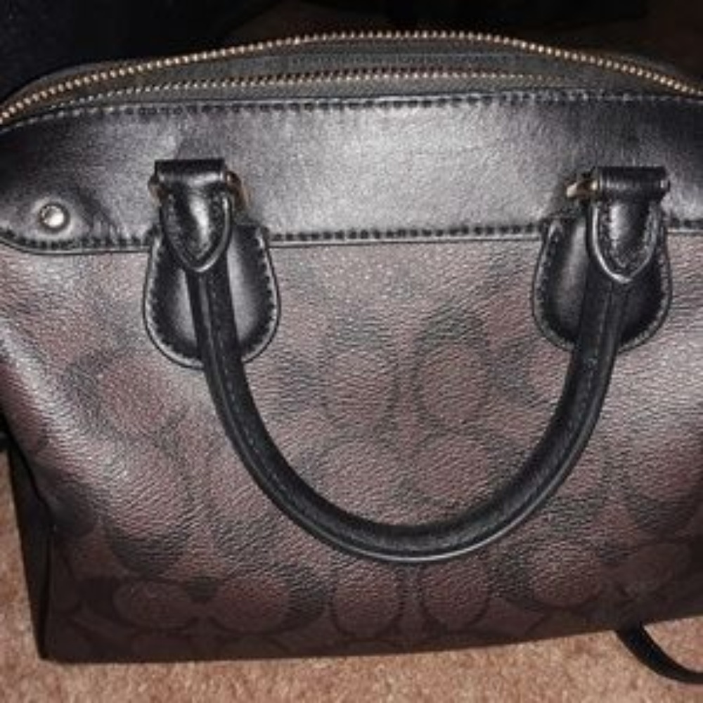 DARK BROWN COACH BAG